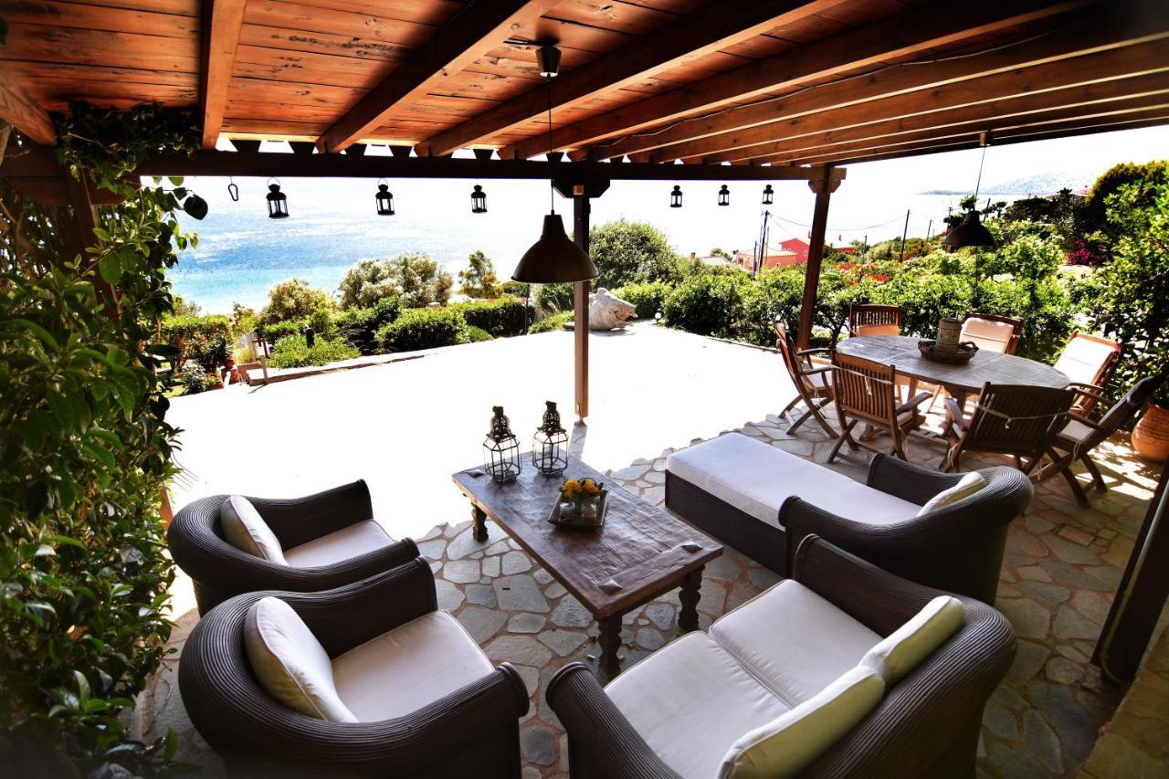 Blue Bay View - Beach House Vathirrevma Εξωτερικό φωτογραφία