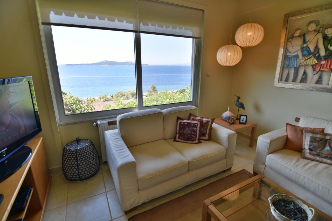 Blue Bay View - Beach House Vathirrevma Εξωτερικό φωτογραφία