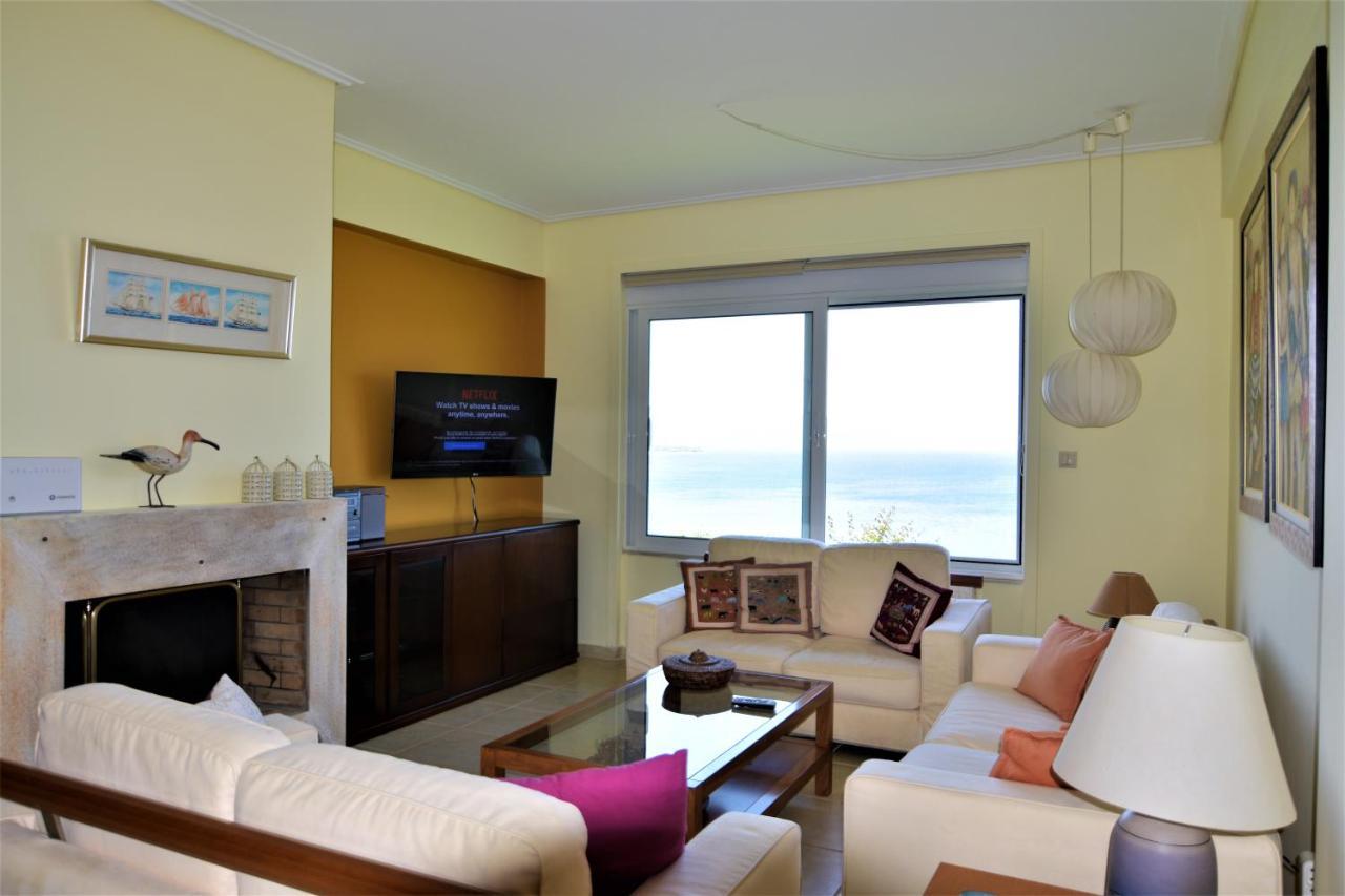 Blue Bay View - Beach House Vathirrevma Εξωτερικό φωτογραφία