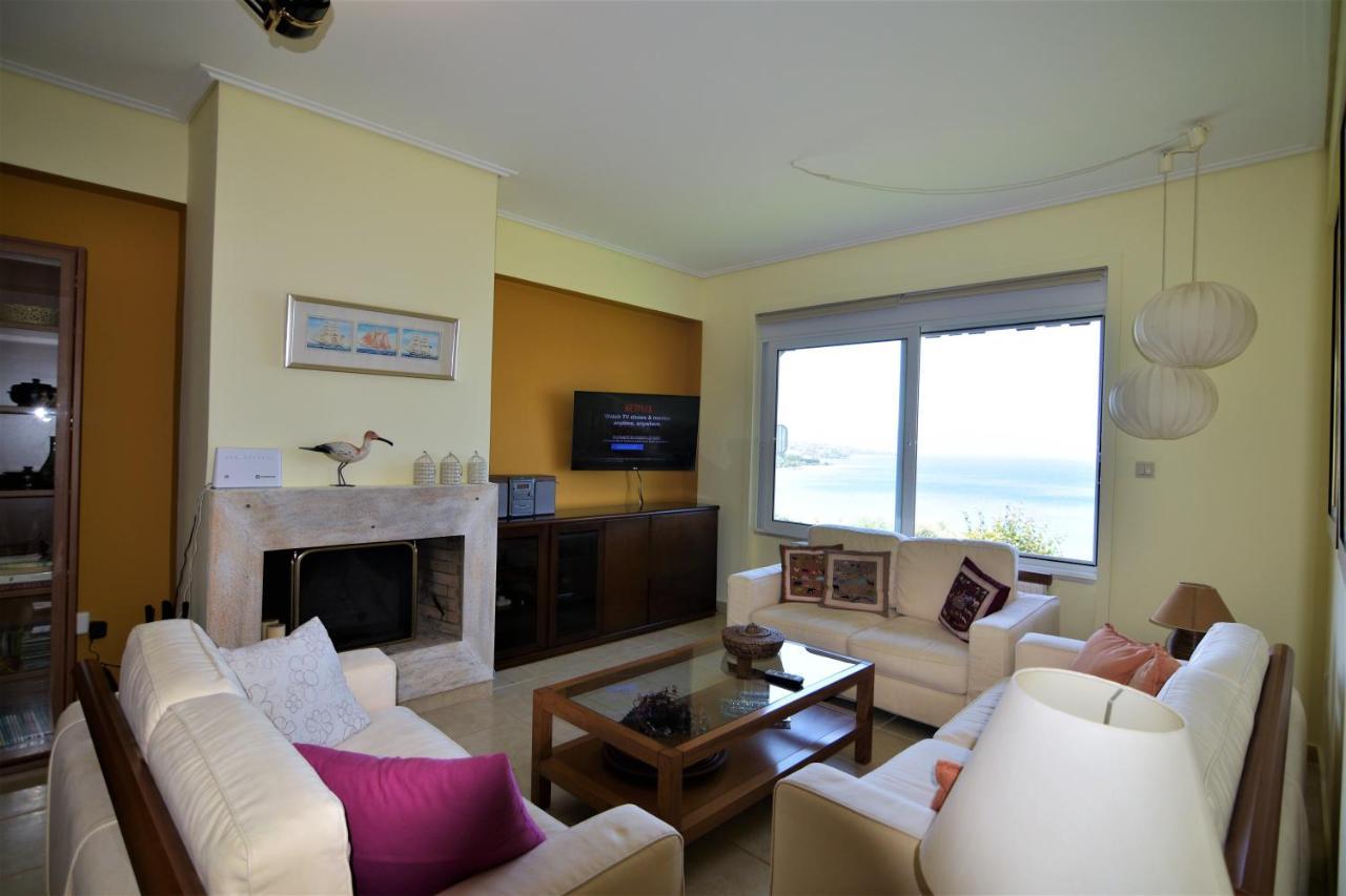 Blue Bay View - Beach House Vathirrevma Εξωτερικό φωτογραφία