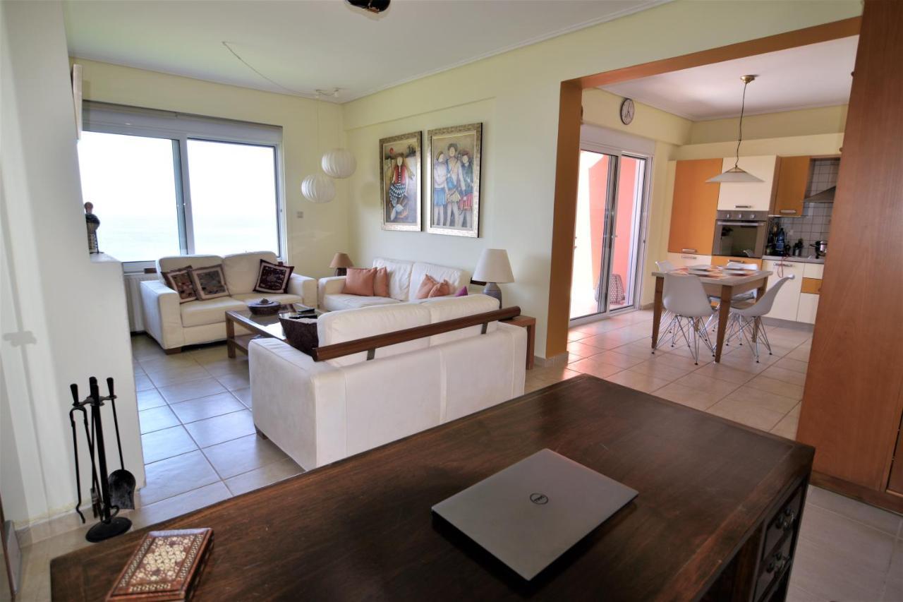 Blue Bay View - Beach House Vathirrevma Εξωτερικό φωτογραφία